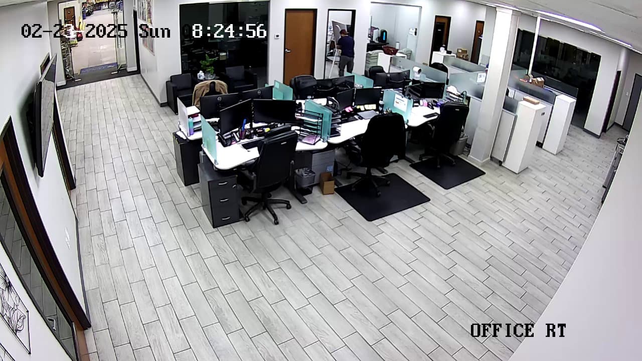 Office Building CCTV Security Monitoring